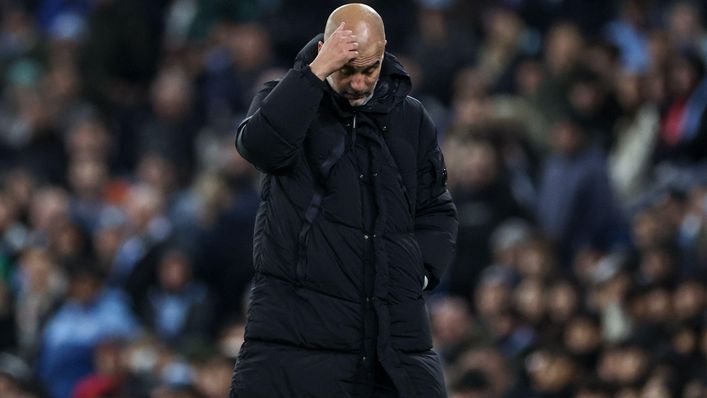 Pep Guardiola's Manchester City are winless in six matches heading into their trip to Anfield