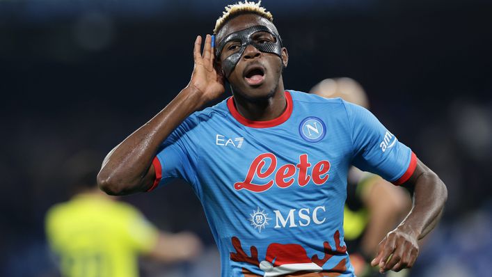 Victor Osimhen is fighting for the Serie A title with Napoli