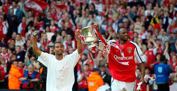 Ashley Cole and Patrick Vieira won numerous trophies together