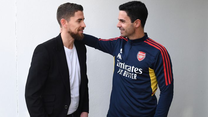 Jorginho is relishing the opportunity to work with Mikel Arteta at Arsenal