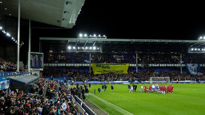 Last Friday's Merseyside derby attracted 22,161 supporters at Goodison Park