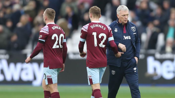 David Moyes' West Ham host relegation rivals Southampton on Sunday