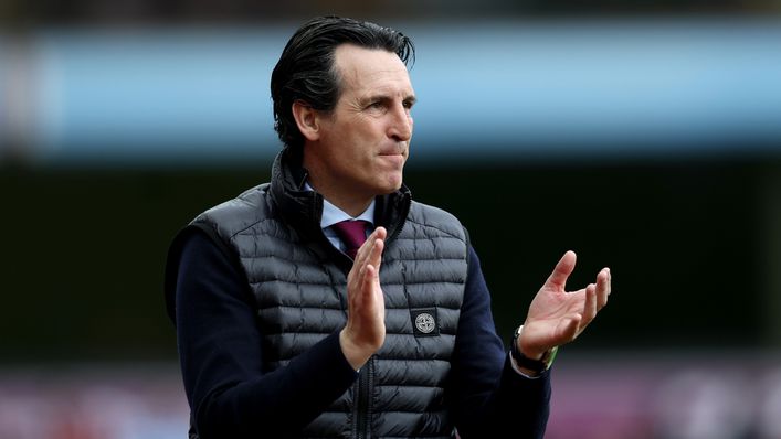 Unai Emery has picked up 26 points from a possible 42 as Aston Villa boss