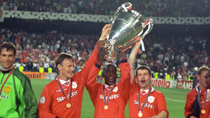 Denis Irwin (right) won the Treble with Manchester United in 1999
