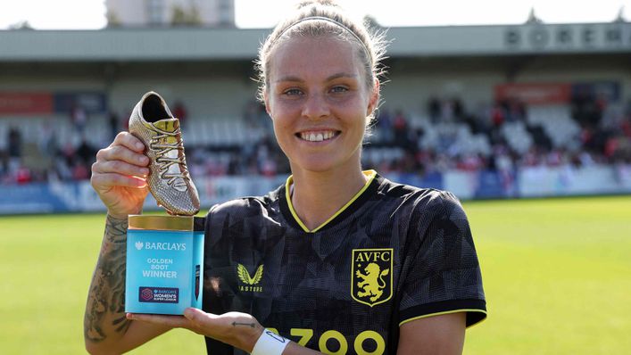 Rachel Daly was the top goalscorer in the Women's Super League in 2022-23