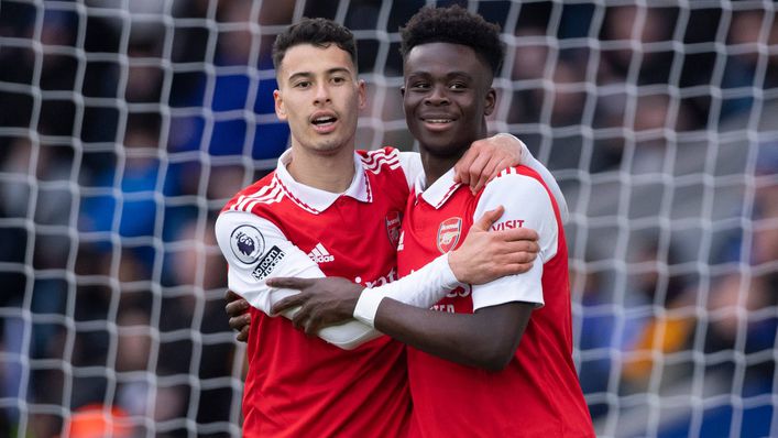 Gabriel Martinelli and Bukayo Saka scored 29 league goals between them for Arsenal this season