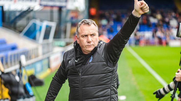 Micky Mellon is aiming to lead Oldham back to the EFL after a three-season absence