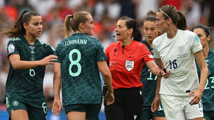 Tempers flared during the first half of extra-time