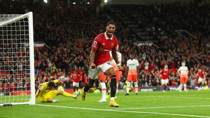 Marcus Rashford looks back to his best for Manchester United