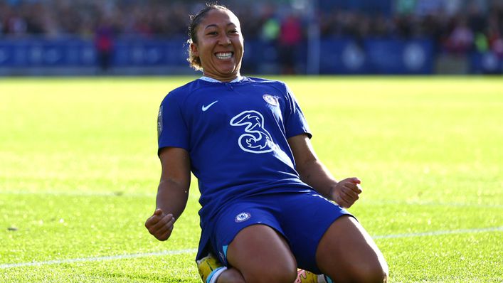 Lauren James scored twice for Chelsea in their 3-1 win over Aston Villa